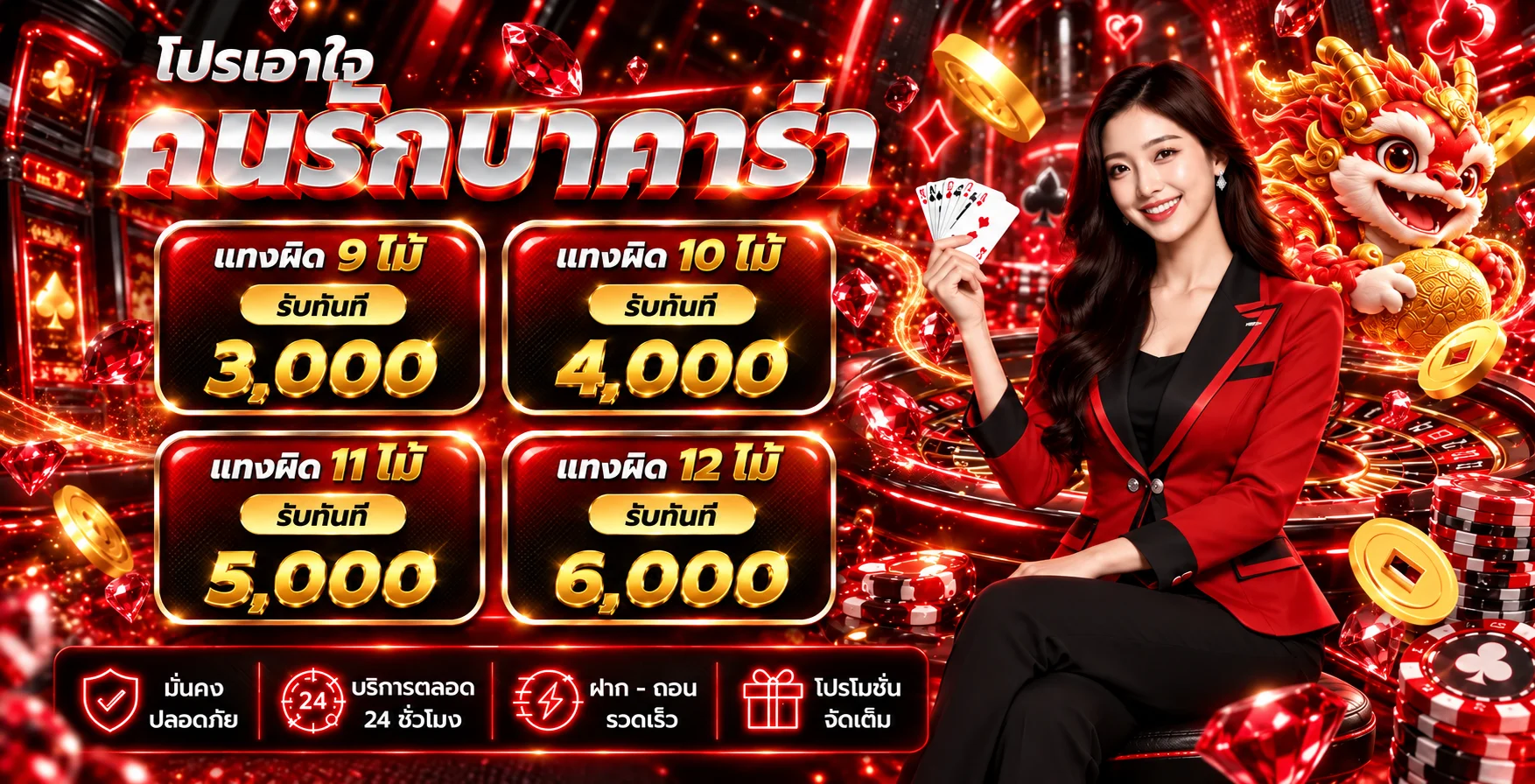 Scarlet สล็อตออนไลน์และโปรโมชั่นเกมคาสิโน